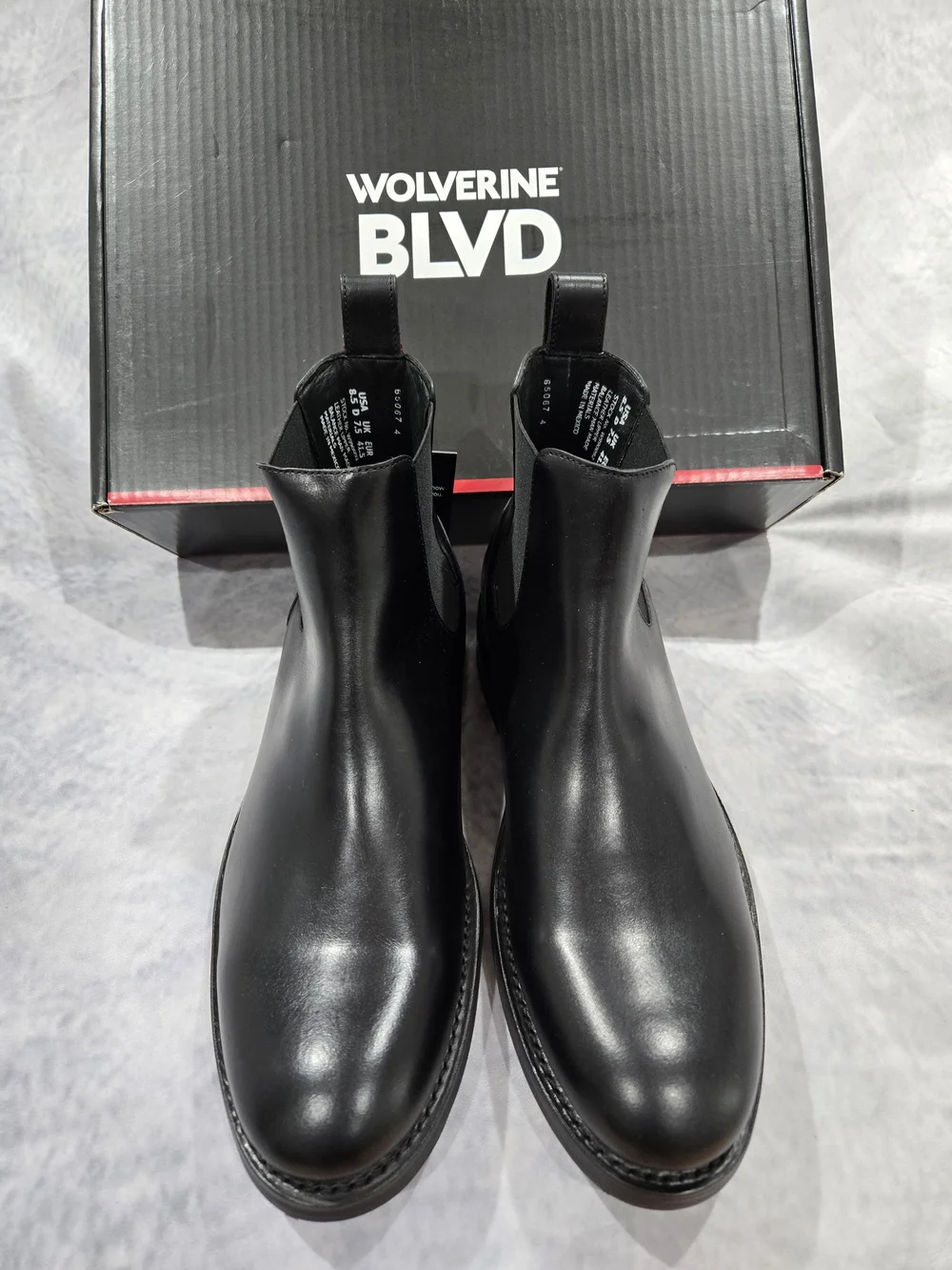 Wolverine BLVD Chelsea Boot in black leather